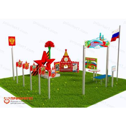 Патриотическая площадка «Центр нравственно-патриотического воспитания юных патриотов» (Комплект Про 1) 3_1