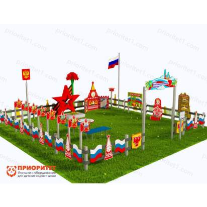 Патриотическая площадка «Центр нравственно-патриотического воспитания юных патриотов» (Комплект Мак33_1