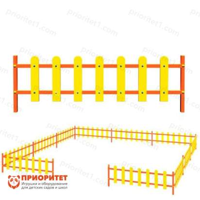 Заборчик для патриотической площадки 11 секций_1