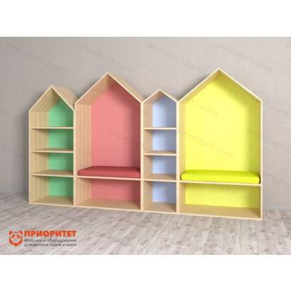 Стеллаж с посадочным местом Домик_1