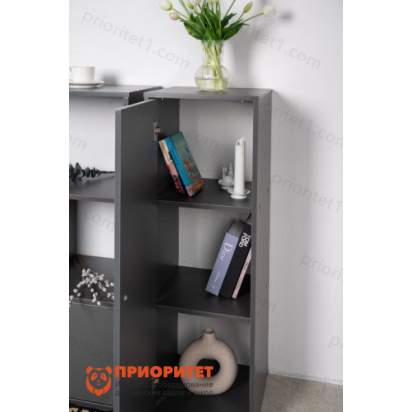 Стеллаж Вместительные полки (серый) (3)