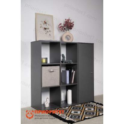 Стеллаж Вместительные полки (серый) (7)