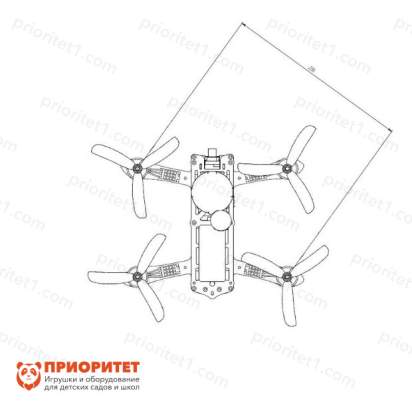 Комплект конструктор гоночного квадрокоптера DHALFA SPORT_2