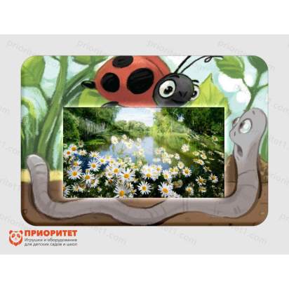 божья коровка и гусеница_1