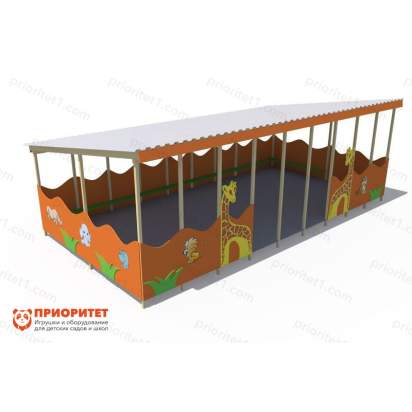 Теневой навес с Жирафом большой_1