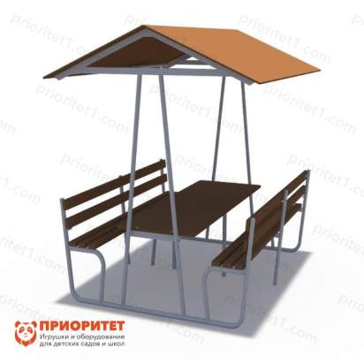 Столик с навесом Эко_1