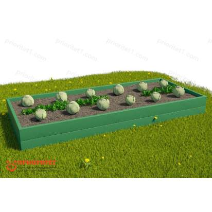 Грядка прямоуг зеленая_1