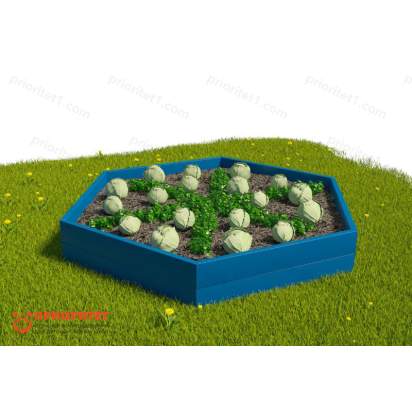 Грядка шестиуг синяя_1