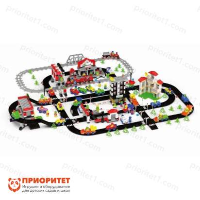 Конструктор Bauer Автодорога и ПДД для детей 130 л 1_1