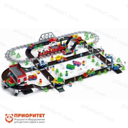 Конструктор Bauer Автодорога и ПДД для детей 70 л_1