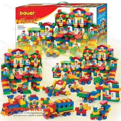 Развивающий конструктор Bauer Сlassic 578 элементов 3_1