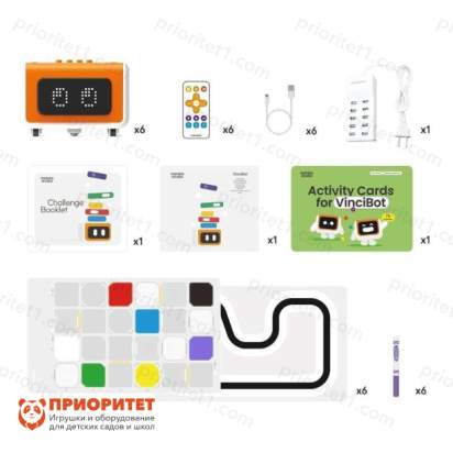 НАБОР ПРОГРАММИРУЕМЫХ РОБОТОВ MATATALAB VINCIBOT CLASSROOM SET 1_1