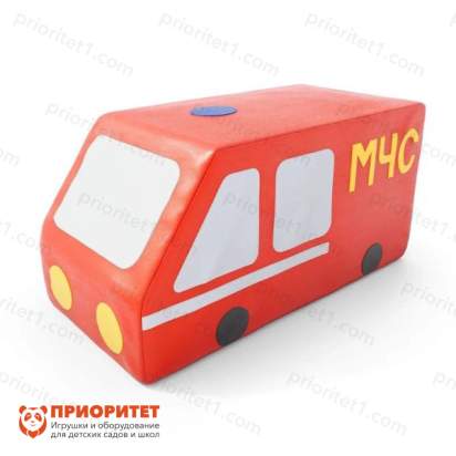Мягкая контурная игрушка «Машина МЧС»_1