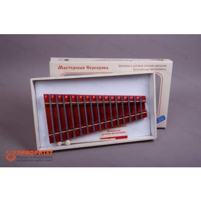 Металлофон диатонический Ля мажор (15 нот, на низком резонаторе) 1_1