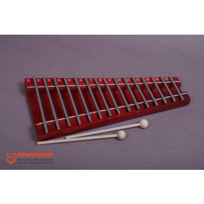 Металлофон диатонический Ля мажор (15 нот, на низком резонаторе)_1
