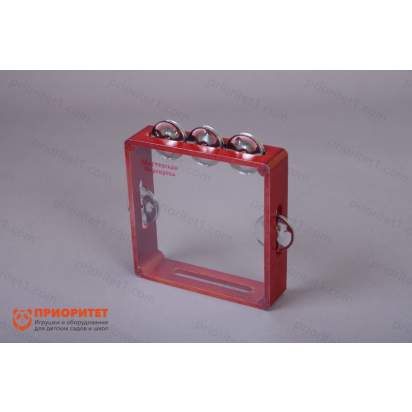 Бубен из массива березы с натяжкой, D 20 см.тонированный_1