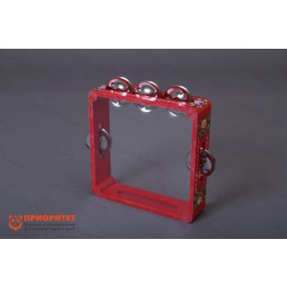 Бубен из массива березы с натяжкой, D 20 см. с росписью 1_1