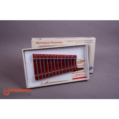 Металлофон диатонический Ля мажор (12 нот, на низком резонаторе) 1_1