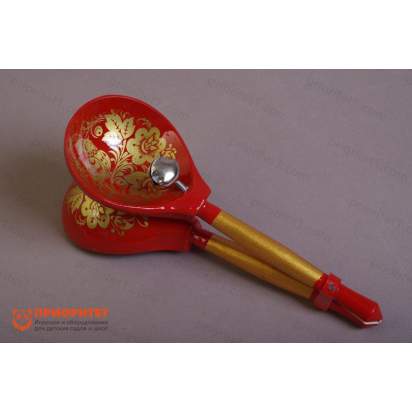 Ложки в станке с бубенцами Мастерская Сереброва_1