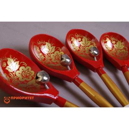 Ложки веерные с бубенцами Мастерская Сереброва 2_1