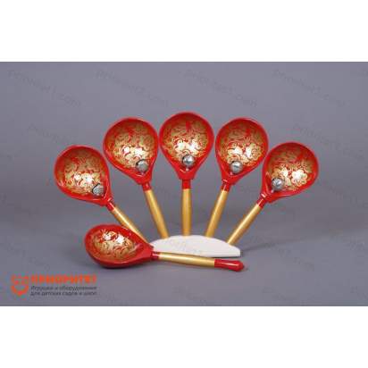 Ложки веерные Пятерка с бубенцами Мастерская Сереброва 1_1