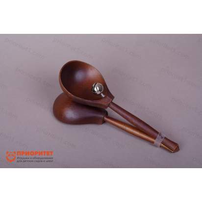 Ложки в станке с бубенцами Мастерская Сереброва тонированные_1