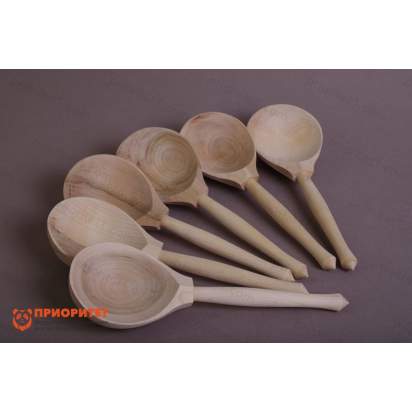 Ложка кленовая, дубовая Мастерская Сереброва без росписи 2_1