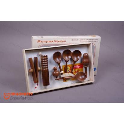 Комплект инструментов «Матрешка» Мастерская Сереброва тонированный_1