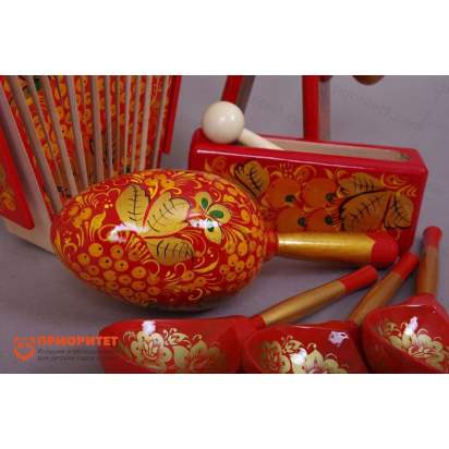 Комплект инструментов «Малыш» Мастерская Сереброва с росписью 2_1