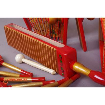 Комплект инструментов «Юниор» Мастерская Сереброва с росписью 3_1