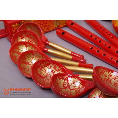 Комплект инструментов «Скоморох» Мастерская Сереброва с росписью 1_1