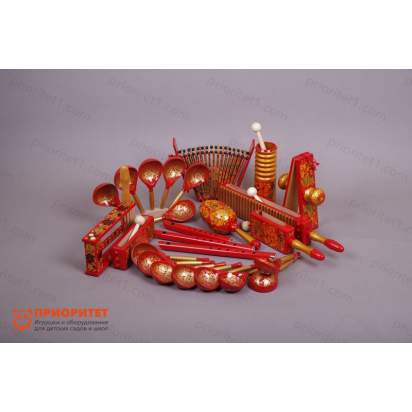 Комплект инструментов «Скоморох» Мастерская Сереброва с росписью_1