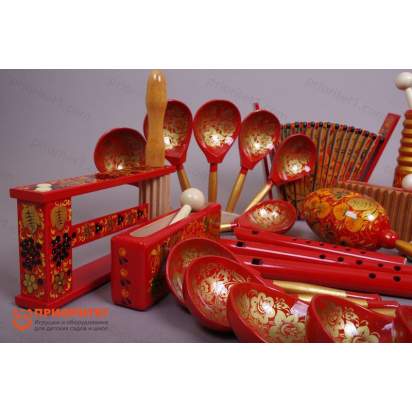 Комплект инструментов «Скоморох» Мастерская Сереброва с росписью 3_1