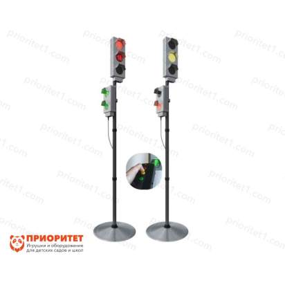 Набор светодиодных светофоров Пешеходный переход мобильный_1