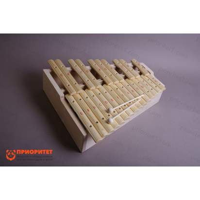 Ксилофон хроматический До мажор (25 пластин, на высоком резонаторе) лак_1