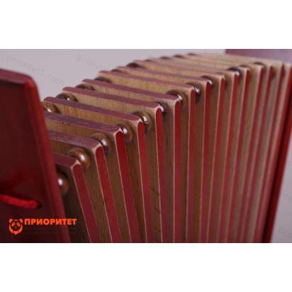 Трещотка пластинчатая малая с бубенцами тонированная 1_1