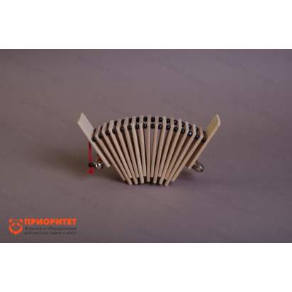 Трещотка пластинчатая «малютка» с бубенцами (без росписи)_1