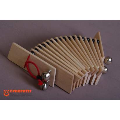 Трещотка пластинчатая «малютка» с бубенцами (без росписи) 2_1