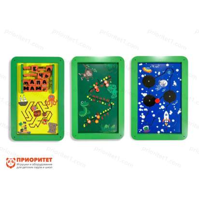 Набор игровых панелей-лабиринтов №1 (Пираты, Джунгли, Космолет)