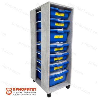 Стойка для хранения наборов в лотках (лотки в комплект не входят), ЛДСП1_1