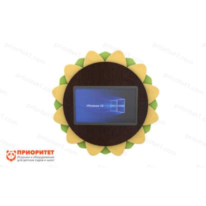 Сенсорные настенные игровые комплексы подсолнух_1