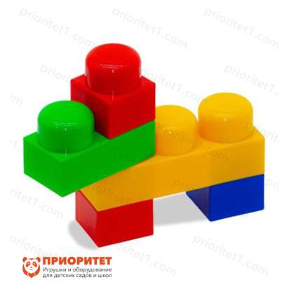 Набор с большими кубиками КРОХА 1+1_1