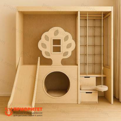 Детский игровой спортивный комплекс Дом-Дерево_1