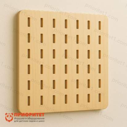 Деревянная панель с ячейками_1