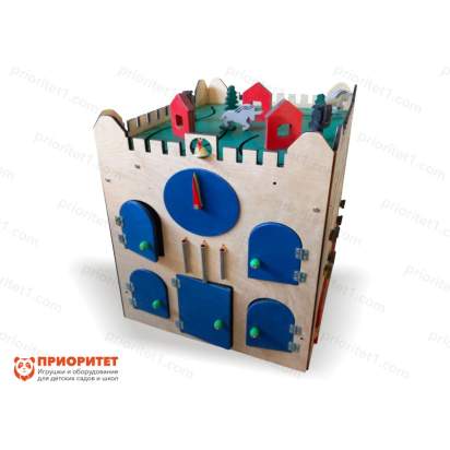 Бизикуб «Дружная детвора» с часами