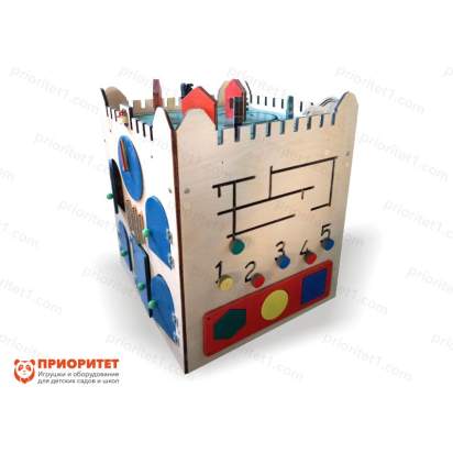 Бизикуб «Дружная детвора» с лабиринтом