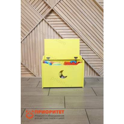 Ящик для игрушек ЛУНА желтый