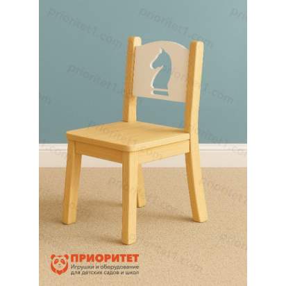 Детский стул «Ход конем» Белый (1)_1