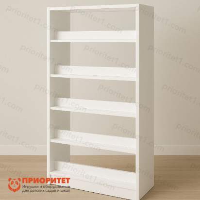 Библиотечный стеллаж двусторонний мобильный_1