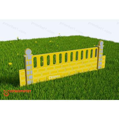 Забор Кирпичная стенка 2_1